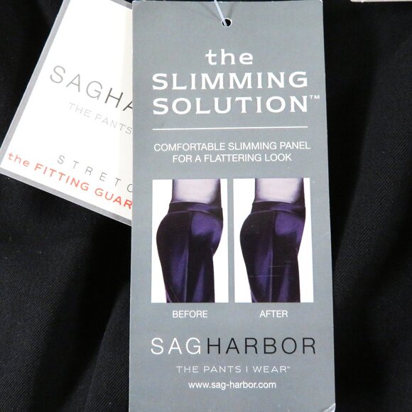Sag Harbor "The Slimming Solution" 12 Solid Black - Picture 5 of 6